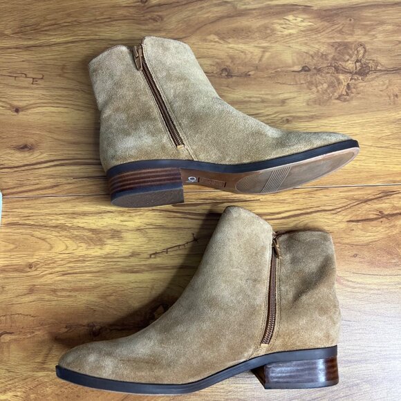 Naturalizer Robyn Suede‎ Ankle Boot Womens Size 7.5 Bootie Side Zip NEW - Picture 7 of 9